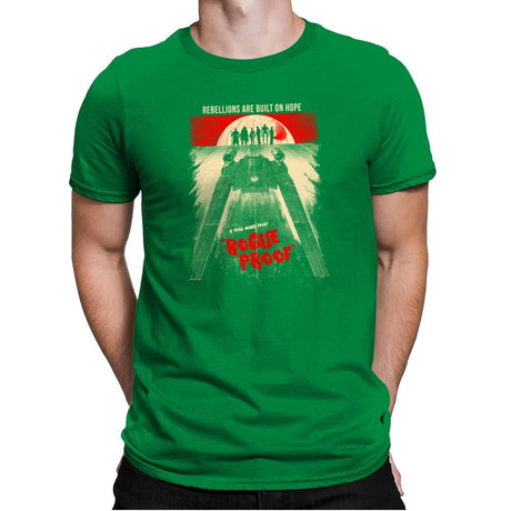 Rogue Proof Exclusive - Mens Premium T-Shirts RIPT Apparel Small / Kelly Green