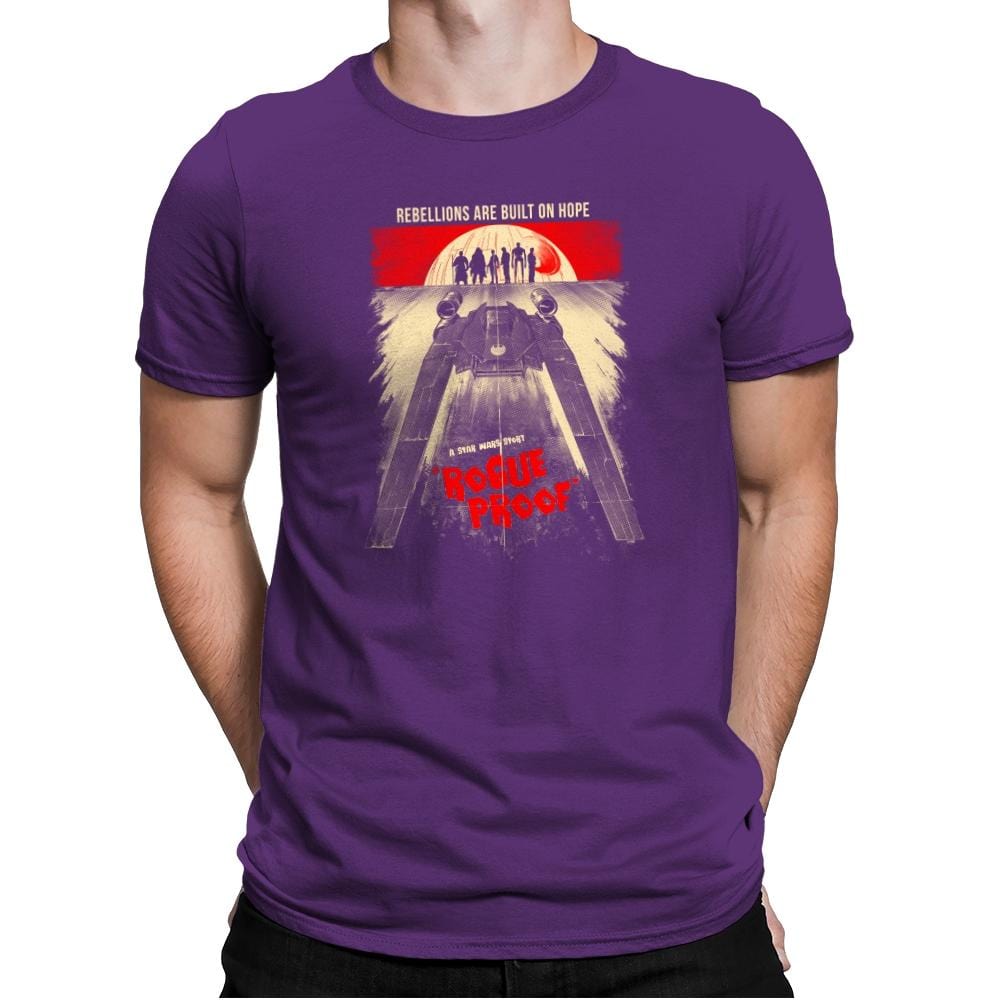 Rogue Proof Exclusive - Mens Premium T-Shirts RIPT Apparel Small / Purple Rush