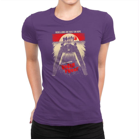 Rogue Proof Exclusive - Womens Premium T-Shirts RIPT Apparel Small / Purple Rush