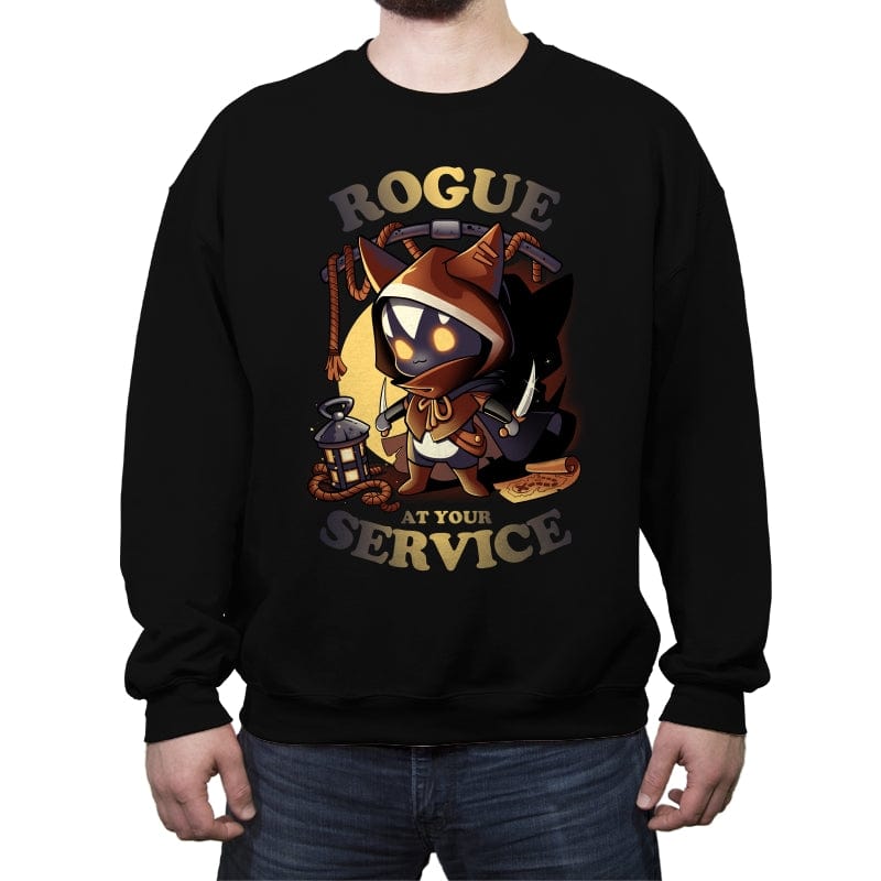 Rogue's Call - Crew Neck Sweatshirt Crew Neck Sweatshirt RIPT Apparel Small / Black