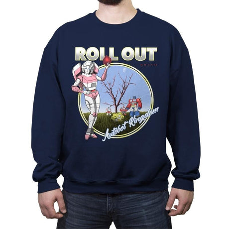 Roll Doubt - Crew Neck Sweatshirt Crew Neck Sweatshirt RIPT Apparel Small / Navy