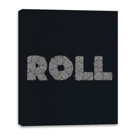 Roll On - Canvas Wraps Canvas Wraps RIPT Apparel 16x20 / Black