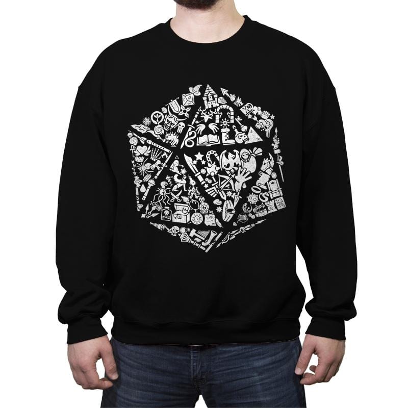 Roll Player  - Crew Neck Sweatshirt Crew Neck Sweatshirt RIPT Apparel