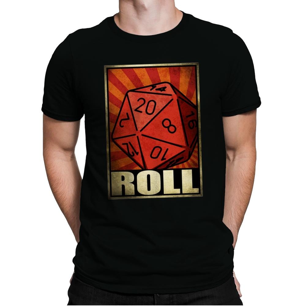 Roll The Dice - Mens Premium T-Shirts RIPT Apparel Small / Black