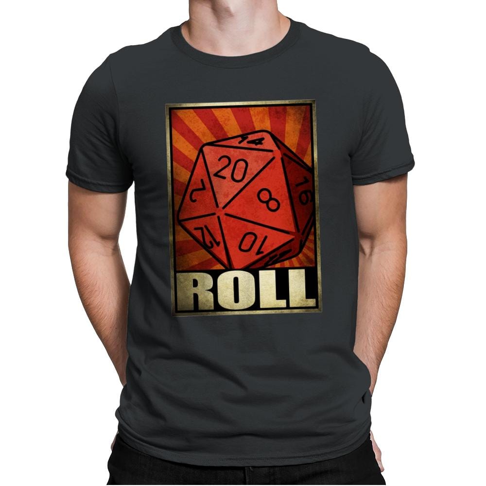 Roll The Dice - Mens Premium T-Shirts RIPT Apparel Small / Heavy Metal