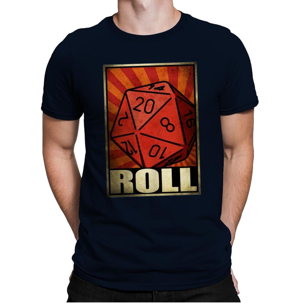 Roll The Dice - Mens Premium T-Shirts RIPT Apparel Small / Midnight Navy