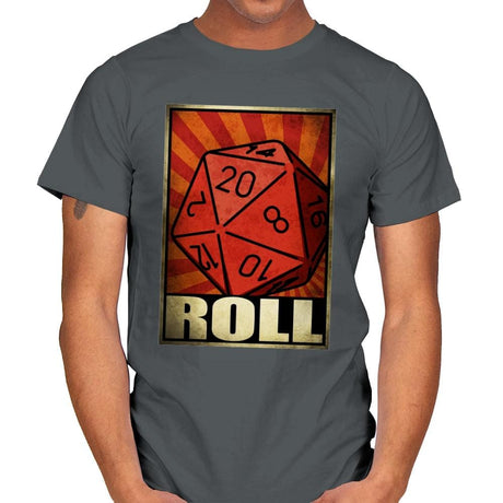 Roll The Dice - Mens T-Shirts RIPT Apparel Small / Charcoal