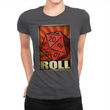Roll The Dice - Womens Premium T-Shirts RIPT Apparel Small / Heavy Metal