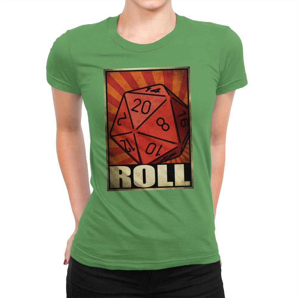 Roll The Dice - Womens Premium T-Shirts RIPT Apparel Small / Kelly