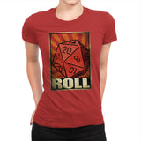 Roll The Dice - Womens Premium T-Shirts RIPT Apparel Small / Red