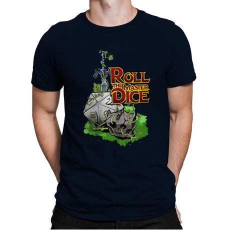Roll The Master Dice - Mens Premium T-Shirts RIPT Apparel Small / Midnight Navy