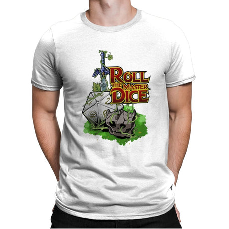 Roll The Master Dice - Mens Premium T-Shirts RIPT Apparel Small / White