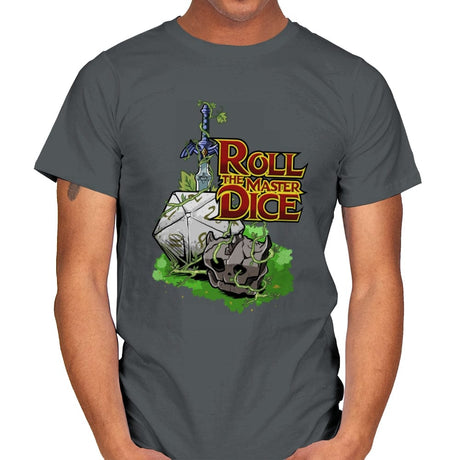 Roll The Master Dice - Mens T-Shirts RIPT Apparel Small / Charcoal