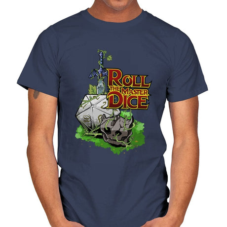 Roll The Master Dice - Mens T-Shirts RIPT Apparel Small / Navy