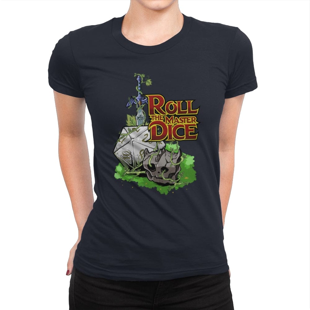 Roll The Master Dice - Womens Premium T-Shirts RIPT Apparel Small / Midnight Navy
