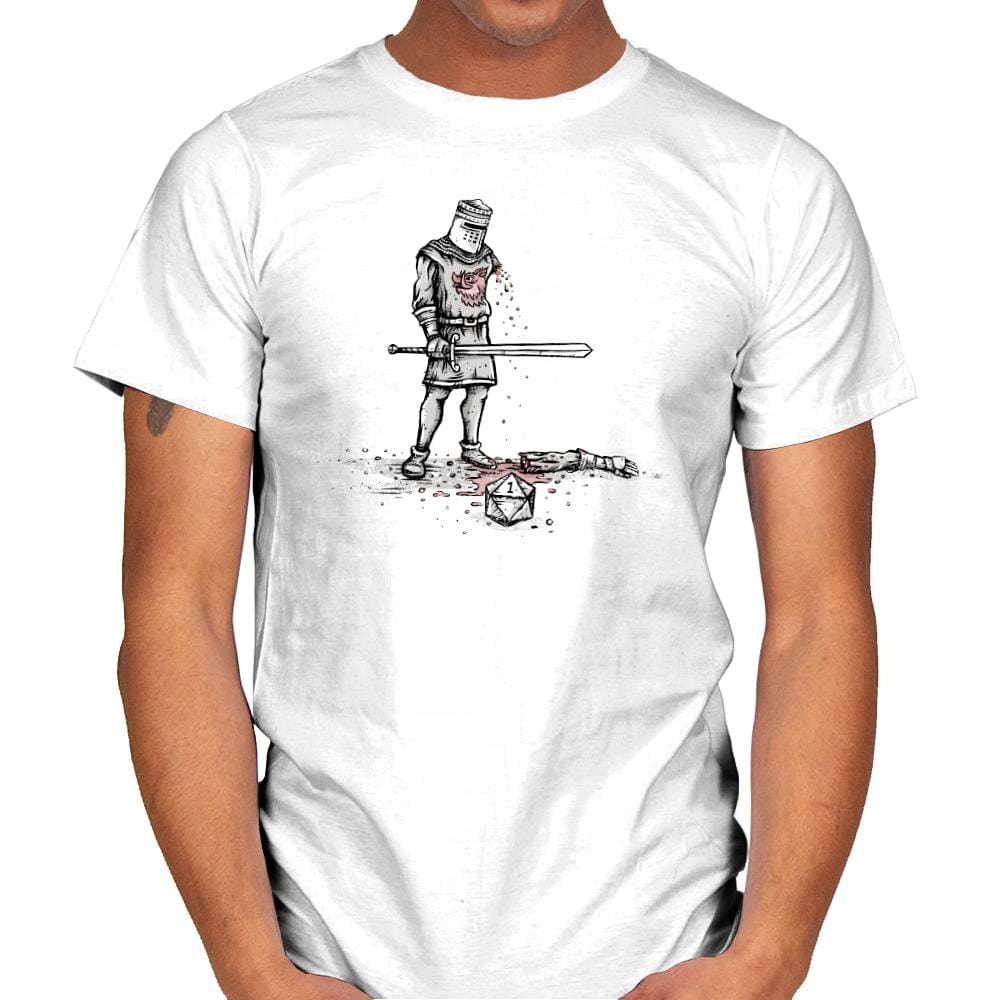 Rolling a One - Mens T-Shirts RIPT Apparel Small / White