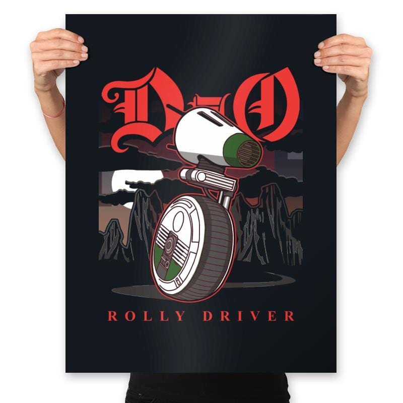 Rolly Driver - Prints Posters RIPT Apparel 18x24 / Black