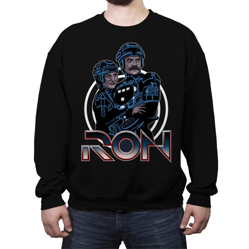 Ron - Crew Neck Sweatshirt Crew Neck Sweatshirt RIPT Apparel Small / Black