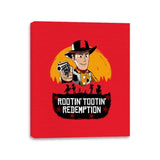 Rootin’ Tootin’ Redemption - Canvas Wraps Canvas Wraps RIPT Apparel 11x14 / Red