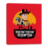 Rootin’ Tootin’ Redemption - Canvas Wraps Canvas Wraps RIPT Apparel 16x20 / Red