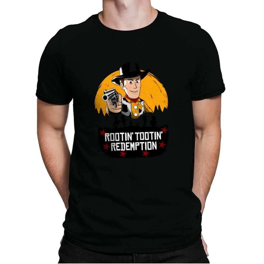 Rootin’ Tootin’ Redemption - Mens Premium T-Shirts RIPT Apparel Small / Black