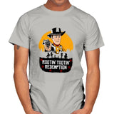 Rootin’ Tootin’ Redemption - Mens T-Shirts RIPT Apparel Small / Ice Grey