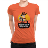 Rootin’ Tootin’ Redemption - Womens Premium T-Shirts RIPT Apparel Small / Classic Orange