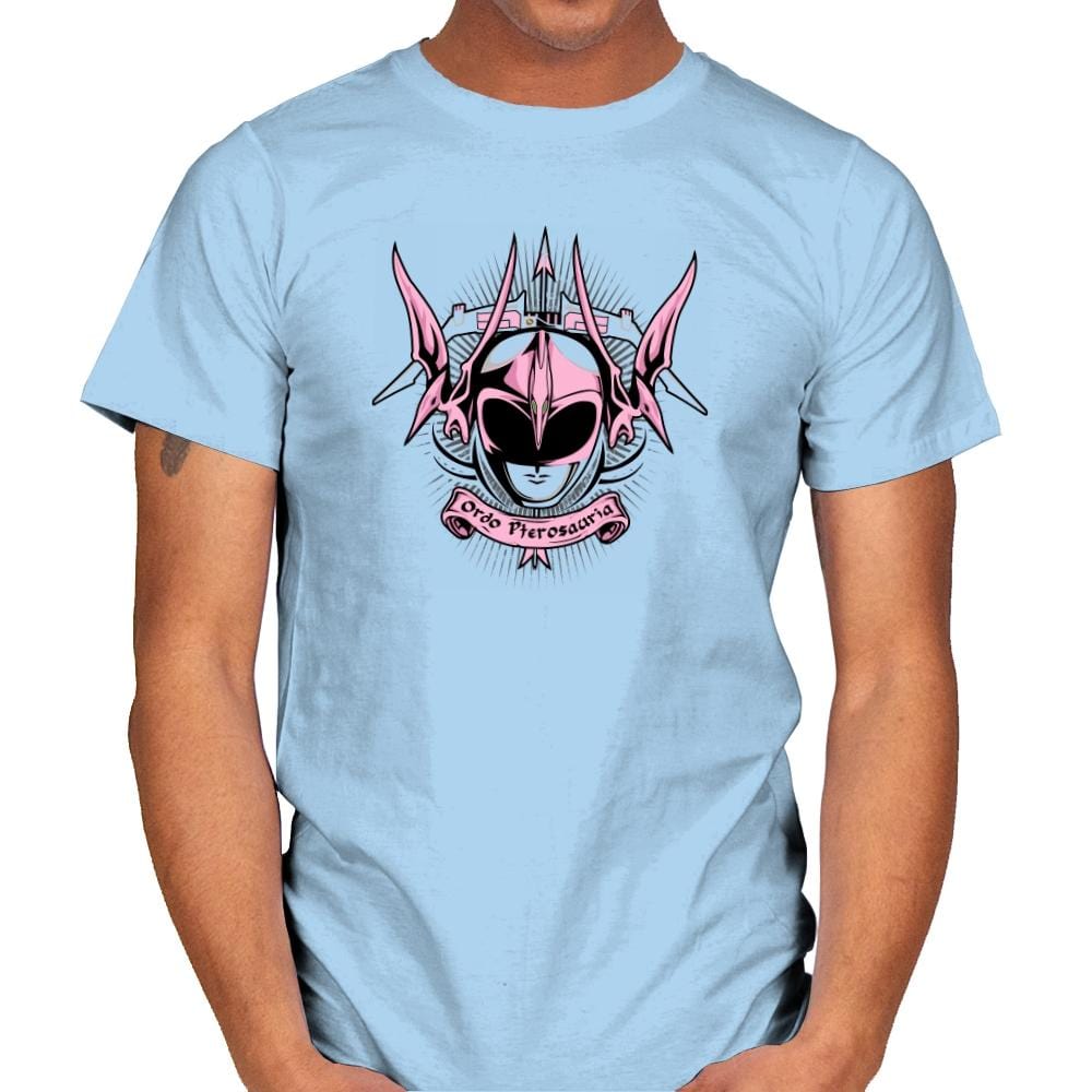 Rosea Ordo Pterosauria - Zordwarts - Mens T-Shirts RIPT Apparel Small / Light Blue