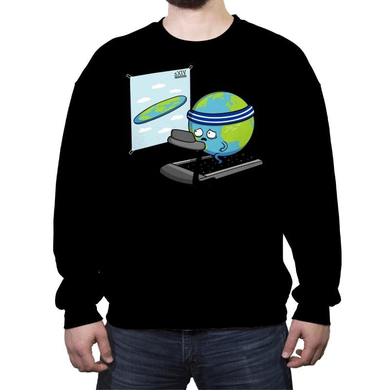 Round Earth! - Raffitees - Crew Neck Sweatshirt Crew Neck Sweatshirt RIPT Apparel