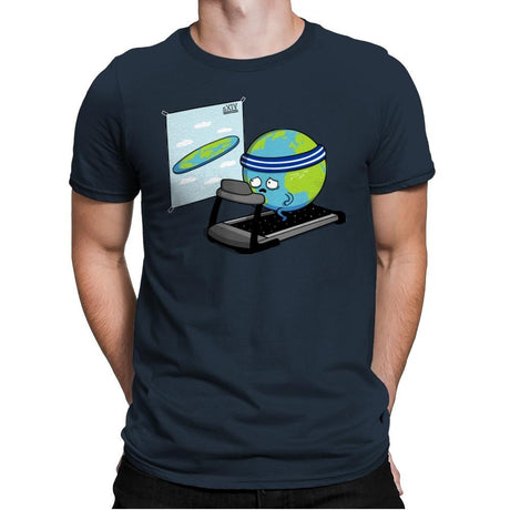 Round Earth! - Raffitees - Mens Premium T-Shirts RIPT Apparel Small / Indigo