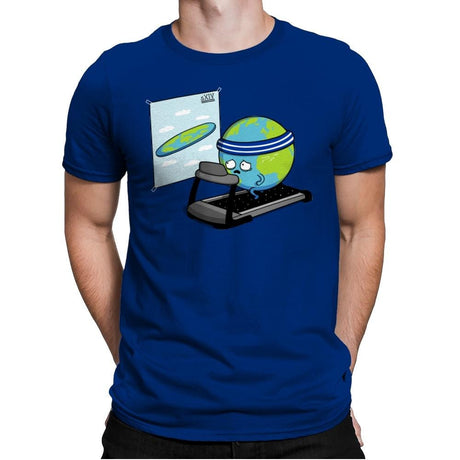 Round Earth! - Raffitees - Mens Premium T-Shirts RIPT Apparel Small / Royal