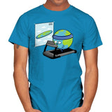 Round Earth! - Raffitees - Mens T-Shirts RIPT Apparel Small / Sapphire