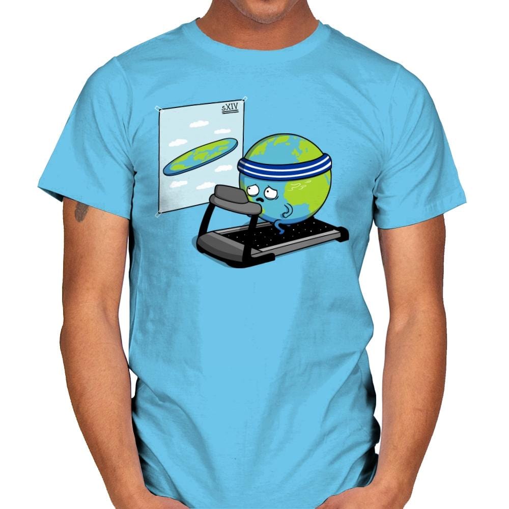 Round Earth! - Raffitees - Mens T-Shirts RIPT Apparel Small / Sky