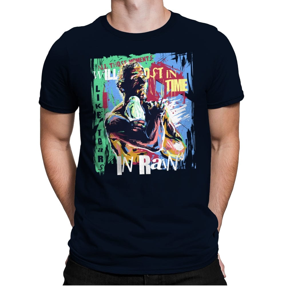 Roy Painting - Mens Premium T-Shirts RIPT Apparel Small / Midnight Navy