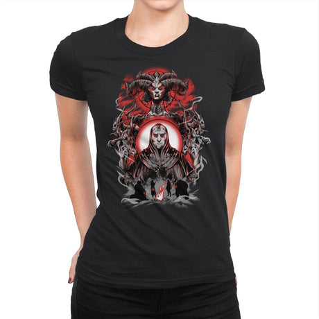 RPG Against Evil - Womens Premium T-Shirts RIPT Apparel Small / Black