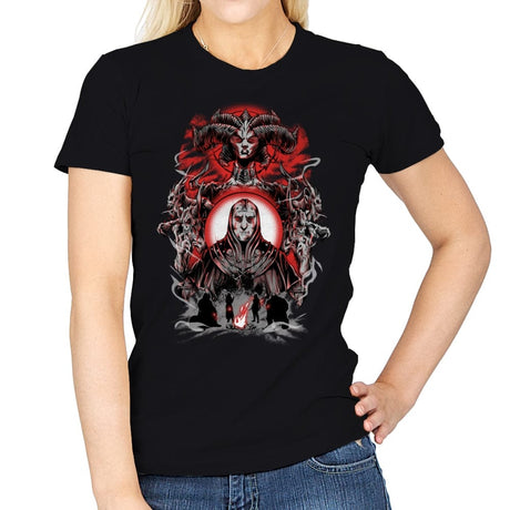 RPG Against Evil - Womens T-Shirts RIPT Apparel Small / Black