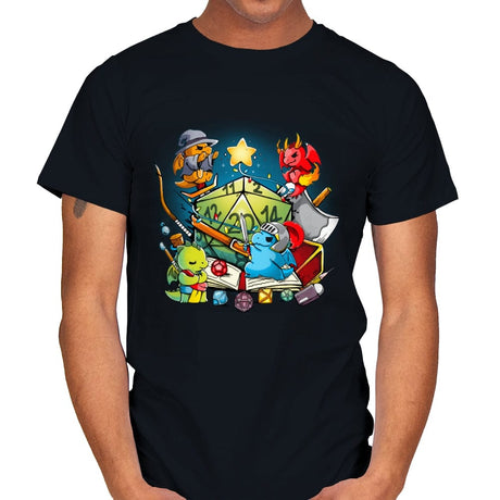 Rpg Christmas - Mens T-Shirts RIPT Apparel Small / Black