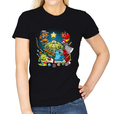 Rpg Christmas - Womens T-Shirts RIPT Apparel Small / Black