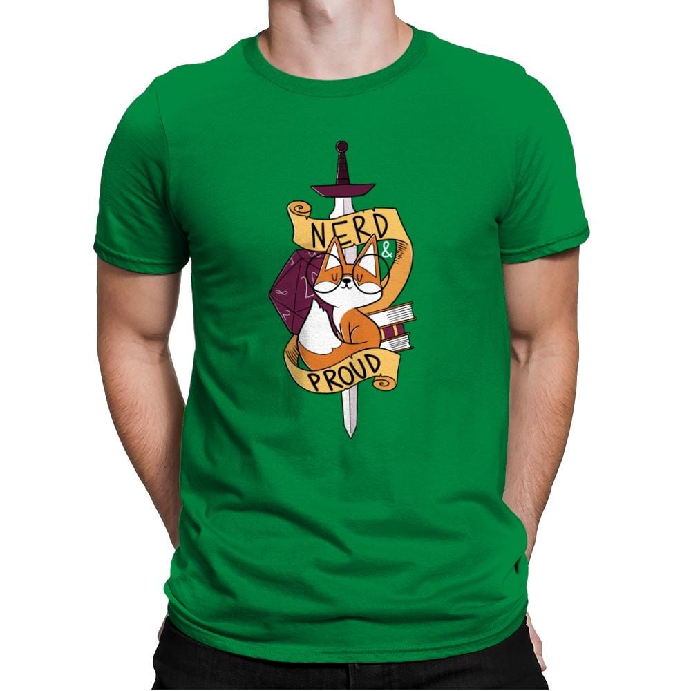 RPG Fox - Mens Premium T-Shirts RIPT Apparel Small / Kelly