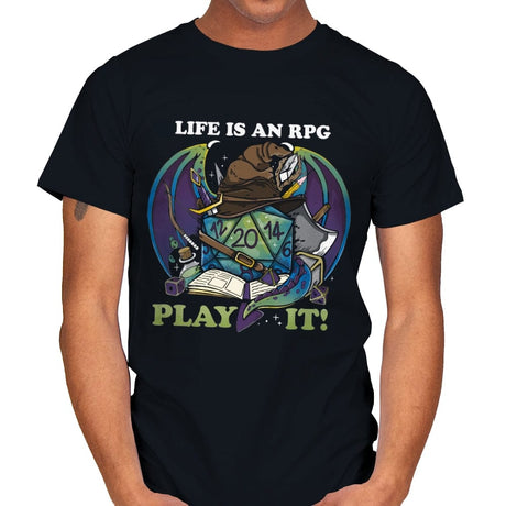 Rpg Life - Mens T-Shirts RIPT Apparel Small / Black