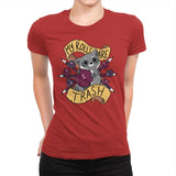 RPG Raccoon - Womens Premium T-Shirts RIPT Apparel Small / Red