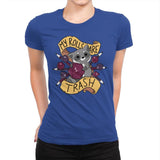 RPG Raccoon - Womens Premium T-Shirts RIPT Apparel Small / Royal