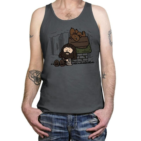 Rubeus Brown! - Tanktop Tanktop RIPT Apparel X-Small / Asphalt