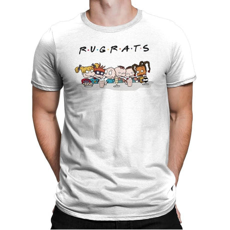 Rugfriends - Mens Premium T-Shirts RIPT Apparel Small / White