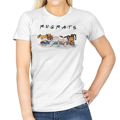 Rugfriends - Womens T-Shirts RIPT Apparel Small / White