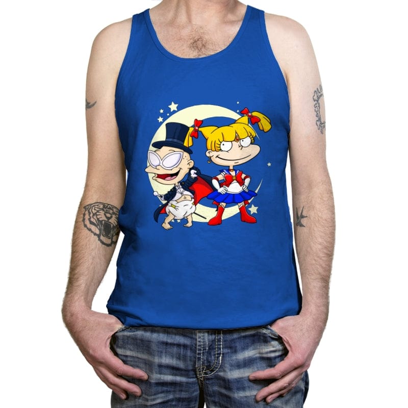 Rugrats Moon - Tanktop Tanktop RIPT Apparel X-Small / True Royal