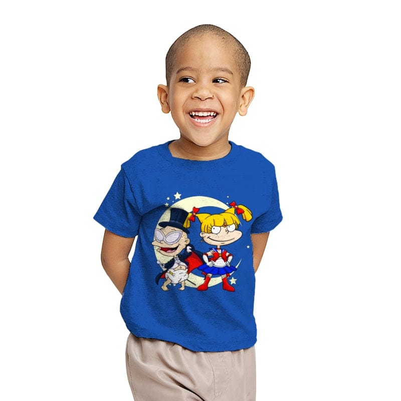 Rugrats Moon - Youth T-Shirts RIPT Apparel X-small / Royal