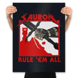 Rule 'Em All - Prints Posters RIPT Apparel 18x24 / Black