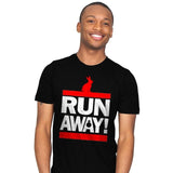 Run Away From The Rabbit - Mens T-Shirts RIPT Apparel