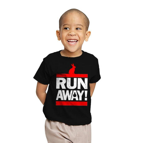 Run Away From The Rabbit - Youth T-Shirts RIPT Apparel
